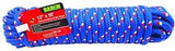 Baron 42617 Rope, 1/2 in Dia, 50 ft L, Polypropylene, Blue/Red/White