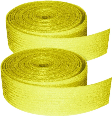 TVM W507 Sill Seal, 5-1/2 in W, 50 ft L Roll, Polyethylene, Yellow, Pack of 6