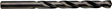 Irwin 67516 Jobber Drill Bit, 1/4 in Dia, 4 in OAL, Spiral Flute, 1-Flute, 1/4 in Dia Shank, Cylinder Shank