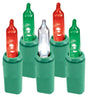 Hometown Holidays 2337-RGC/U15E326L Light Set, 4.8 (0.04 amps) W, 70-Lamp, LED Lamp, Clear/Green/Red Lamp