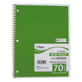 Mead 8 in. W X 10-1/2 in. L Wide Ruled Spiral Assorted Notebook, Pack of 24