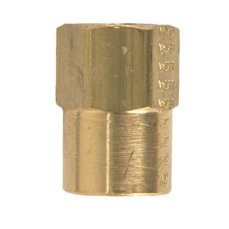 JMF Company 3/16 in. Flare X 1/8 in. D Female Brass Inverted Flare Adapter, Pack of 5