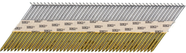 Senco GE24APBX Collated Nail, 2-3/8 in L, Steel, Bright Basic, Clipped Head, Ring Shank