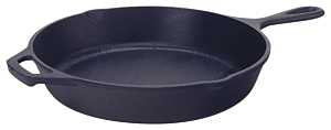 Lodge L8SK3 Seasoned Skillet, Cast Iron, Black