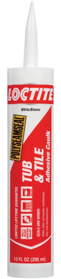 Loctite POLYSEAMSEAL 2137997 Tub and Tile Adhesive Caulk, Clear, 20 to 170 deg F, 10 oz Cartridge, Pack of 12