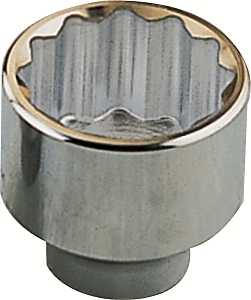 Vulcan MT-SS6064 Drive Socket, 2 in Socket, 3/4 in Drive, 12-Point, Chrome Vanadium Steel, Chrome