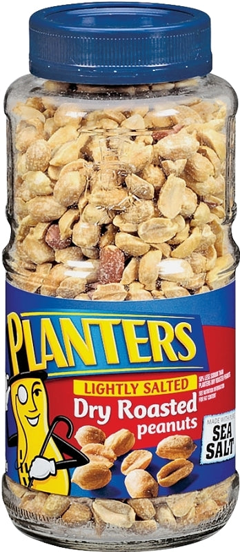 Planters 422425 Peanut, 16 oz Jar, Corn Syrup Solids, Cornstarch, Maltodextrin, Peanuts, Sea Salt, Pack of 12