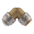 SharkBite UR4256A Transition Elbow, 3/4 in, 90 deg Angle, Brass, 200 psi Pressure