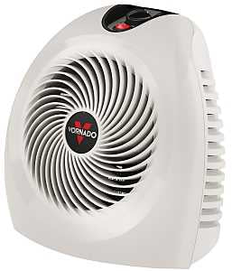 Vornado VH2 Series EH1-0020-25 Vortex Heater, 12.5 A, 120 V, 750/1500 W, 5118 Btu Heating, 2-Heating Stage, Whitestone