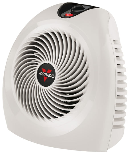 Vornado VH2 Series EH1-0020-25 Vortex Heater, 12.5 A, 120 V, 750/1500 W, 5118 Btu Heating, 2-Heating Stage, Whitestone