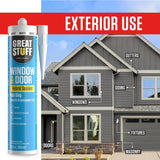 Great Stuff 99DOOR3008 Hybrid Sealant Caulk, White, 41 to 95 deg F, 10.1 fl-oz, Cartridge