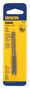 Irwin 8339 Thread Tap, 10 mm- 1.25 Thread, Plug Tap Thread, 4-Flute, HCS