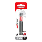 Diablo DT2535P2 Drive Bit, #25 Drive, Torx Drive, 1/4 in Shank, Hex Shank, 3-1/2 in L