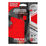 Diablo Sand Demon DWS045ASTF03G Reusable Hand Sanding Sheet Assorted, 5-1/2 in L, 4-1/2 in W, Fine, Medium, Ultra Fine