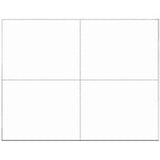 Docuprint Forms & Signs 4 OUTDOOR W-55425 Outdoor Sign, White Background, 6 mil Thick Dimensions