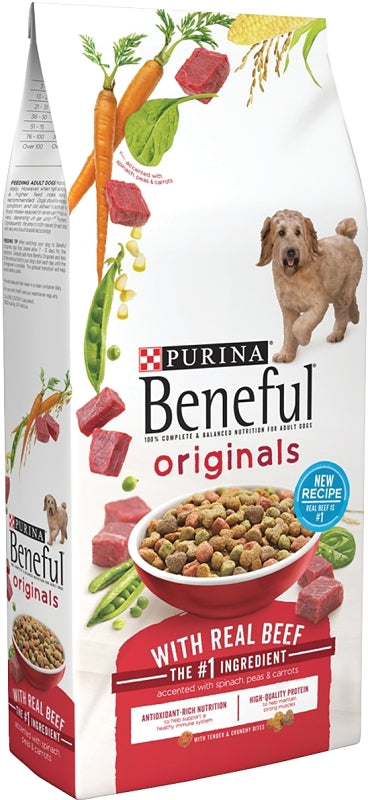 Beneful 1780013485 Dog Food, Beef Flavor, 3.5 lb Bag