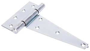 ProSource HTH-Z06-013L T-Hinge, Steel, Zinc, Fixed Pin, 180 deg Range of Motion, 48 (Pc) lb, Pack of 10