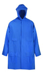 Diamondback 8156-M Rain Parka, M, Polyester/PVC, Blue, Zipper Closure