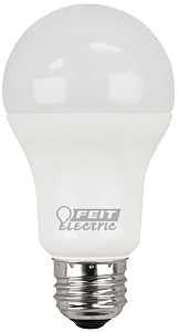Feit Electric A1600/827/10KLED/2 LED Lamp, General Purpose, 1500 Lumens, 14.7 W, A19 Lamp, 100 W Equivalent, White