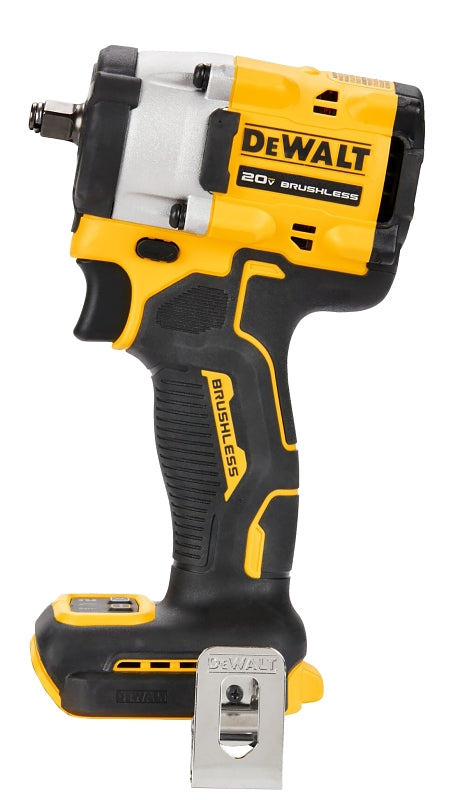 DEWALT ATOMIC Series DCF923B Impact Wrench with Hog Ring Anvil, Tool Only, 20 V, 3/8 in Drive, 3500 ipm