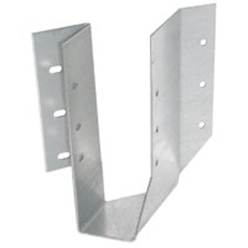 MiTek SKH26L-TZ Skewed Joist Hanger, 5-1/4 in H, 1-7/8 in D, 1-9/16 in W, 2 in x 6 to 8 in, Steel, Zinc, Pack of 25