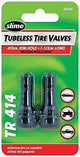 Slime 20149 Tubeless Tire Valve, Rubber, 2 PK, For: TR414 Tires, Pack of 6