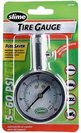 Slime 20049 Tire ga, 5 to 60 psi, Brass ga Case
