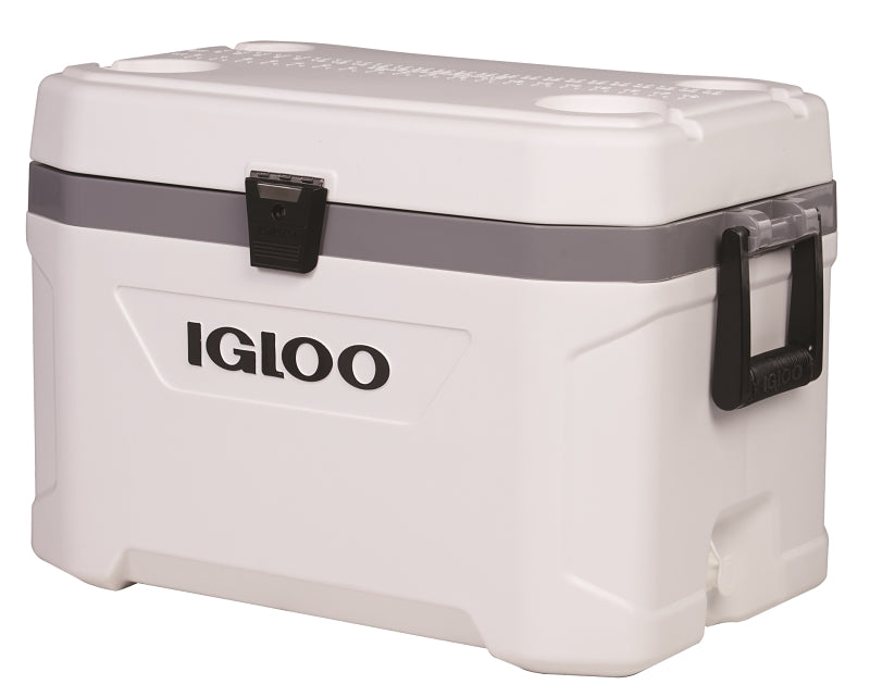 Igloo 0050541 Cooler, 54 qt Cooler, Polyurethane, White, 5 days Ice Retention