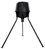 Moultrie MFG-13220 Deer Feeder, 30 gal Hopper, Plastic, Black