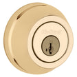 Kwikset Signature Series 780 3 SMT RCAL KD Deadbolt, 2 Grade, Different Key, Metal, Polished Brass, KW1 Keyway