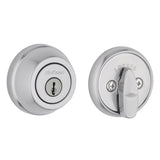 Kwikset Signature Series 780 26D 6AL STRKP K3 Deadbolt, 2 Grade, Keyed Key, Zinc, Satin Chrome, KW1 Keyway