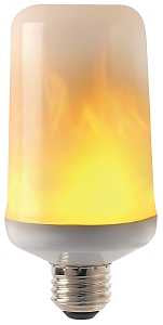 Feit Electric C/FLAME/LED LED Bulb, Specialty, T60 Lamp, E26 Lamp Base, White, Warm White Light, 1500 K Color Temp, Pack of 4