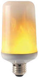 Feit Electric C/FLAME/LED LED Bulb, Specialty, T60 Lamp, E26 Lamp Base, White, Warm White Light, 1500 K Color Temp, Pack of 4