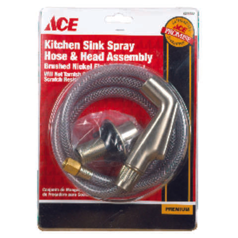 Ace For Universal Brushed Nickel Faucet Sprayer with Hose