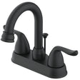 Boston Harbor F5111100BL-OBA1 Lavatory Faucet, 1.2 gpm, 2-Faucet Handle, 3-Faucet Hole, Metal/Plastic, Matte