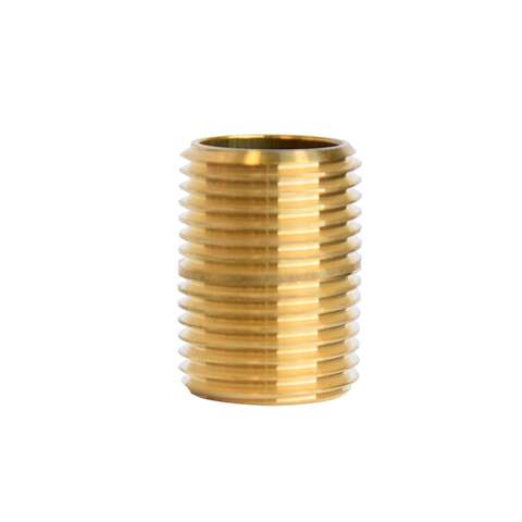 ATC 1/2 in. MPT Brass Close Nipple, Pack of 5