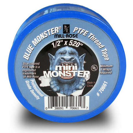 Mill Rose Blue Monster Blue 1/2 in. W X 520 in. L Thread Seal Tape