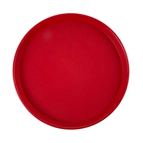 Arrow Home Products Red Plastic Serving Platter Serve Tray 15.75 in. D 1 pc, Pack of 12