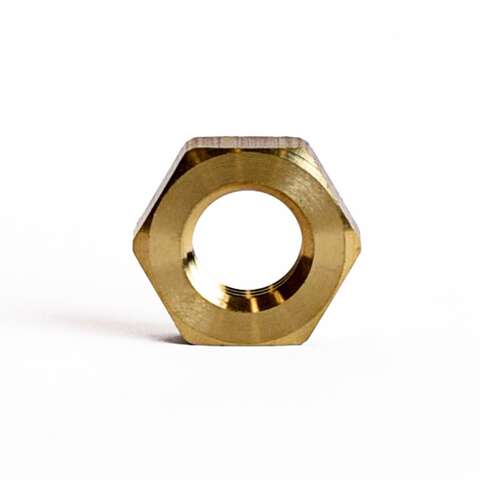 ATC Pipe Lock Nut 1/4 in. Yellow Brass 1 pc, Pack of 5