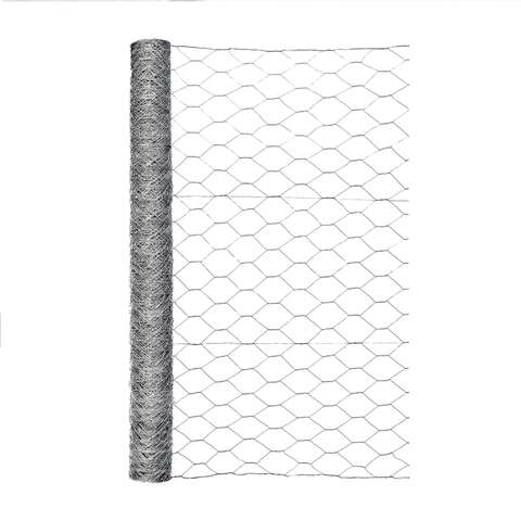 Garden Craft 36 in. H X 50 ft. L Galvanized Steel Poultry Netting 2 in.