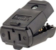 Leviton Commercial and Residential Thermoplastic Ground/Straight Blade Connector 1-15R, Pack of 10