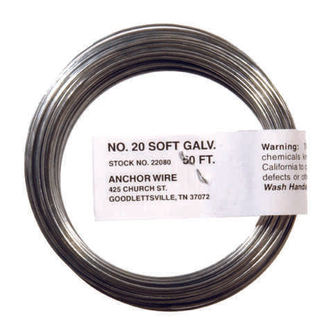 Hillman 3.5 in. D X 50 ft. L Galvanized Steel 20 Ga. Stove Pipe Wire, Pack of 12