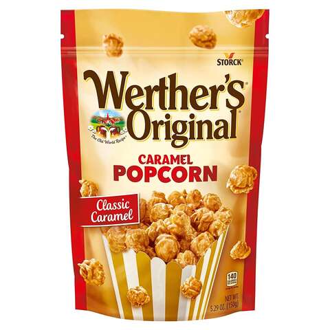 Werther's Original Caramel Popcorn 5.29 oz Bagged, Pack of 10