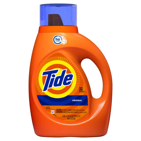 Tide HE Original Scent Laundry Detergent Liquid 46 oz 1 pk, Pack of 6