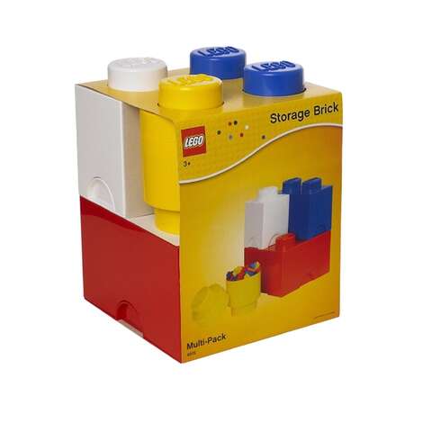 LEGO Storage Brick Set Assorted, Pack of 3