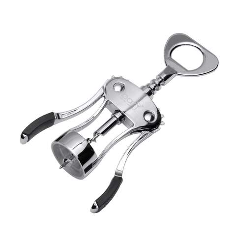 BarY3 Black/Silver Zinc Alloy Wing Corkscrew