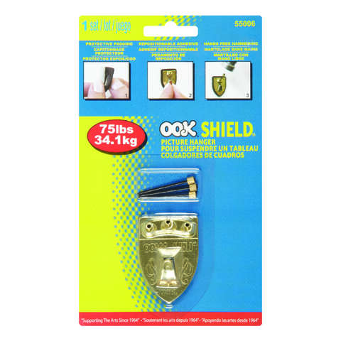 OOK Shield Picture Hanger 75 lb 1 pk