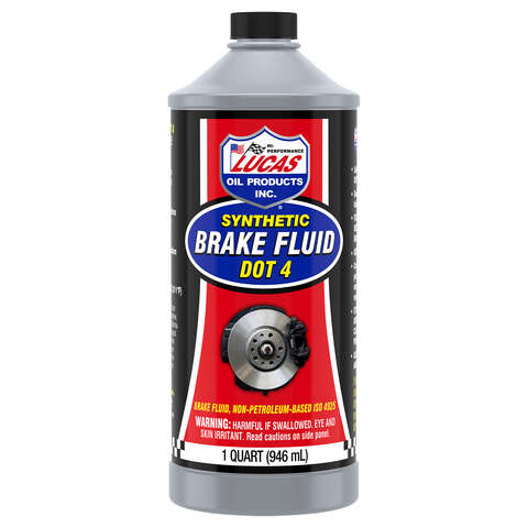 Lucas Oil Products DOT 4 Brake Fluid 1 qt, Pack of 6