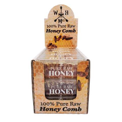 World Honey Market Honey Comb 4 oz Clamshell, Pack of 12