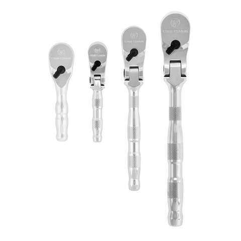 Craftsman V-Series 1/2, 1/4 and 3/8 in. drive Flex Head Ratchet Set